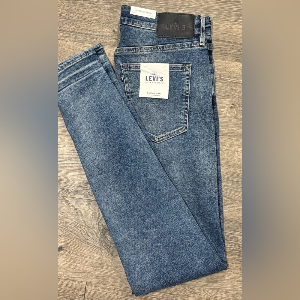 NWT-LEVI'S Made & Crafted Sliver High Rise Skinny Jeans-Women’s Size 28 x 30